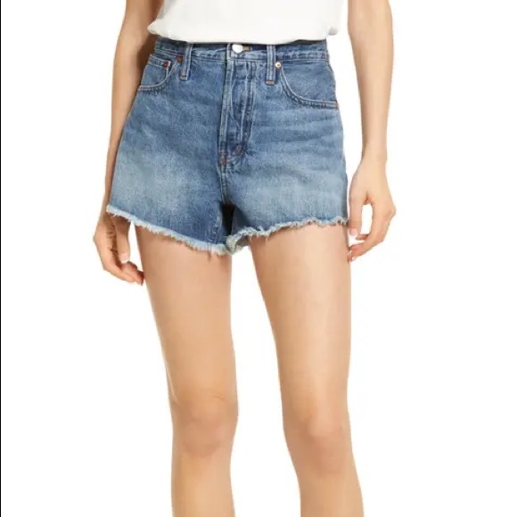 Vintage high-rise denim shorts - Picture 4 of 4